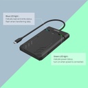UNITEK 5GBPS DISKGUARA RAIDEN 2.5"USB -C TO 2.5" SATA 6G HDD &amp; SSD eNCLOSURE ( Y-3036A)