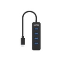 UNITEK UHUB Q4 4 PORTS USB-C HUB H1117B