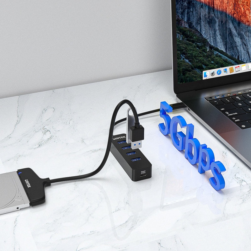 UNITEK UHUB Q4 4 PORTS USB-C HUB H1117B