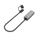 UNITEK USB TO GIGABIT ETHERNET ADAPTER CONVERTS GIGABIT ETHERNET TO USB-C OR USB-A PORT (Y-3465A)