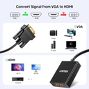 UNITEK VGA TO HDMI ADAPTER (V1112ABK01)