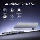 UniTEK 4K ULTRA HD/ 4K HDMI Splitter 1 in 8 Out ( V1132A)