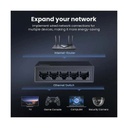 Ugreen 5-Port Gigabit Ethernet Switch PC+ABS Housing Eu (35492EU)