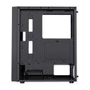 Ant Esports ICE-110 Mid Tower/Casing E-ATX, ATX, M-ATX, M-ITX Black Cabinet with 4*120MM STATIC ARGB Fans