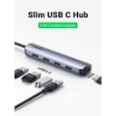 Ugreen 5 in 1 HUB (HDMI-1,USB-2,LAN-1,Type C-1)