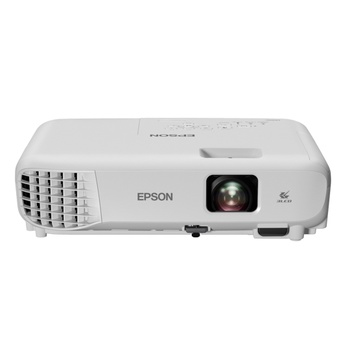 Epson EB‑E01 | XGA 3LCD Projector | 3,300 Lumens Brightness | HDMI & VGA | 12,000h Lamp Life