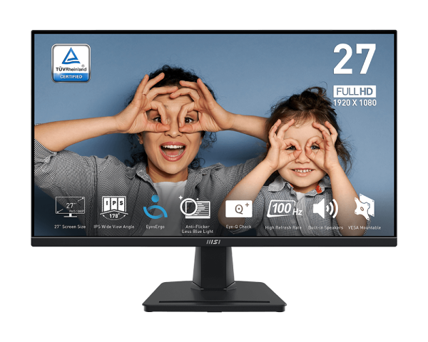 MSI Pro MP275 Professional Monitor, 27", 1920 x 1080 (FHD)