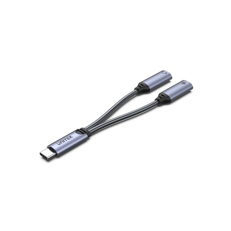 UNITEK USB CABLE USB-C SPLITTER 2 IN 1 USB C HEADPHONE &amp; CHARGE ADAPTER M206A