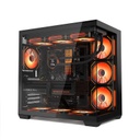 Goldenfield GQ360 Gaming Case Black /White| ATX Mid Tower Gaming Cabinet