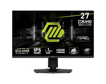 MSI MAG 275UPD E14 | 27" 4K UHD (3840x2160) IPS Gaming Monitor | Dual Mode 144Hz / 288Hz | 1ms | HDMI 2.1 | Console Ready