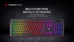 HAVIT KB866L Multi-function RGB Backlit Membrane Gaming Keyboard